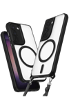 Samsung Galaxy S23 Plus Kılıf Enka Magsafe Silikon Kılıf - Siyah