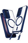Samsung Galaxy S23 Plus Kılıf Enka Magsafe Silikon Kılıf - Lacivert