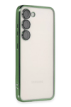 Samsung Galaxy S23 Plus Kılıf Lensli Silikon - Yeşil