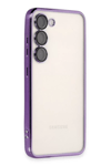 Samsung Galaxy S23 Plus Kılıf Lensli Silikon - Mor