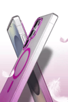 Samsung Galaxy S23 Ultra Glossy Magsafe Kapak - Siyah