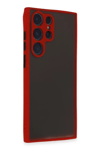 Samsung Galaxy S23 Ultra Kılıf Montreal Silikon Kapak - Kırmızı