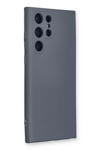 Samsung Galaxy S23 Ultra Kılıf Nano içi Kadife Silikon - Gri