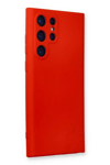 Samsung Galaxy S23 Ultra Kılıf Nano içi Kadife Silikon - Kırmızı