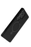 Samsung Galaxy S23 Ultra Regal Magsafe Standlı Kapak - Siyah