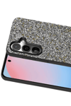Samsung Galaxy S24 FE Bright Simli Kapak - Gold