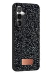 Samsung Galaxy S24 FE Bright Simli Kapak - Siyah