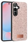 Samsung Galaxy S24 FE Bright Simli Kapak - Pembe