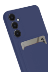 Samsung Galaxy S24 FE Kılıf Kelvin Kartvizitli Silikon - Lacivert