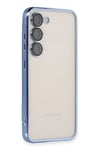 Samsung Galaxy S24 Kılıf Lensli Silikon - Açık Mavi