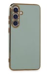 Samsung Galaxy S24 Kılıf Volet Silikon - Açık Yeşil