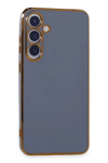 Samsung Galaxy S24 Plus Kılıf Volet Silikon - Mavi