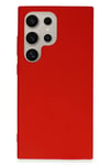 Samsung Galaxy S24 Ultra Kılıf First Silikon - Kırmızı