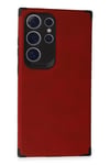 Samsung Galaxy S24 Ultra Kılıf Loop Deri Silikon - Kırmızı