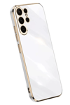 Samsung Galaxy S24 Ultra Kılıf Volet Silikon - Beyaz