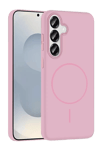 Samsung Galaxy S25 Broş Magsafe Kapak - Pembe