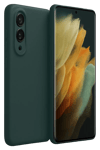 Samsung Galaxy S25 Edge First Silikon - Koyu Yeşil