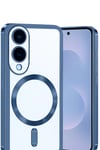 Samsung Galaxy S25 Edge Kross Magneticsafe Kapak - Sierra Blue