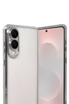 Samsung Galaxy S25 Edge Lensli Silikon - Gümüş
