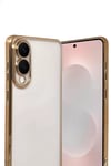 Samsung Galaxy S25 Edge Lensli Silikon - Gold