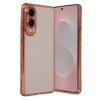 Samsung Galaxy S25 Edge Lensli Silikon - Çöl Titanyum