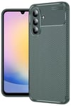 Samsung Galaxy S25 FE Auto Focus Karbon Kapak - Koyu Yeşil