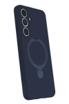Samsung Galaxy S25 FE Regal Magsafe Standlı Kapak - Lacivert