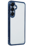 Samsung Galaxy S25 Kılıf Lensli Silikon - Lacivert