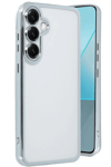 Samsung Galaxy S25 Kılıf Lensli Silikon - Gümüş