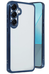 Samsung Galaxy S25 Kılıf Lensli Silikon - Lacivert