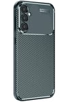 Samsung Galaxy S25 Plus Kılıf Auto Focus Karbon Kapak - Koyu Yeşil