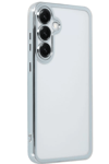 Samsung Galaxy S25 Plus Kılıf Lensli Silikon - Gümüş