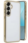 Samsung Galaxy S25 Plus Kılıf Lensli Silikon - Gold