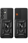 Samsung Galaxy S25 Plus Kılıf Pars Lens Yüzüklü Silikon - Yeşil