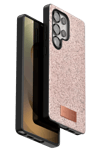 Samsung Galaxy S25 Ultra Bright Simli Kapak - Pembe