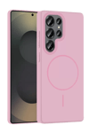 Samsung Galaxy S25 Ultra Broş Magsafe Kapak - Pembe