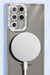 Samsung Galaxy S25 Ultra Kılıf Joke Simli Magneticsafe Kılıf - Derin Mor