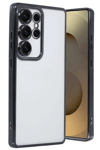 Samsung Galaxy S25 Ultra Kılıf Lensli Silikon - Siyah