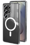 Samsung Galaxy S25 Ultra Kılıf Magneticsafe Şeffaf Silikon - Şeffaf
