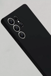 Samsung Galaxy S25 Ultra Kılıf Nano içi Kadife Silikon - Siyah