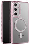 Samsung Galaxy S26 Joke Simli Magneticsafe Kılıf - Pembe