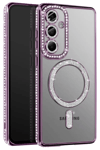 Samsung Galaxy S26 Joke Simli Magneticsafe Kılıf - Derin Mor