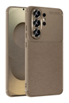 Samsung Galaxy S26 Ultra Auto Focus Karbon Kapak - Kahverengi