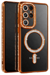 Samsung Galaxy S26 Ultra Joke Simli Magneticsafe Kılıf - Turuncu