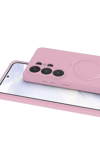 Samsung Galaxy S26 Ultra Regal Magsafe Standlı Kapak - Açık Pembe