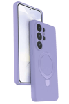 Samsung Galaxy S26 Ultra Regal Magsafe Standlı Kapak - Lila