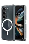 Samsung Galaxy Z Fold 6 Kılıf Magneticsafe Şeffaf Silikon - Şeffaf