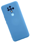 Tecno Camon 16 Kılıf Nano içi Kadife Silikon - Mavi