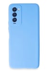Tecno Camon 18 Kılıf First Silikon - Mavi