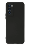 Tecno Camon 18 Kılıf Nano içi Kadife Silikon - Siyah